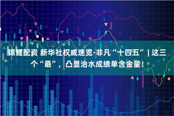 锦鲤配资 新华社权威速览·非凡“十四五” | 这三个“最”，凸显治水成绩单含金量！