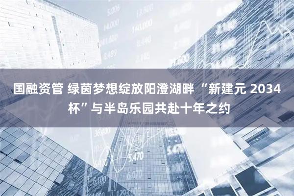 国融资管 绿茵梦想绽放阳澄湖畔 “新建元 2034 杯”与半岛乐园共赴十年之约